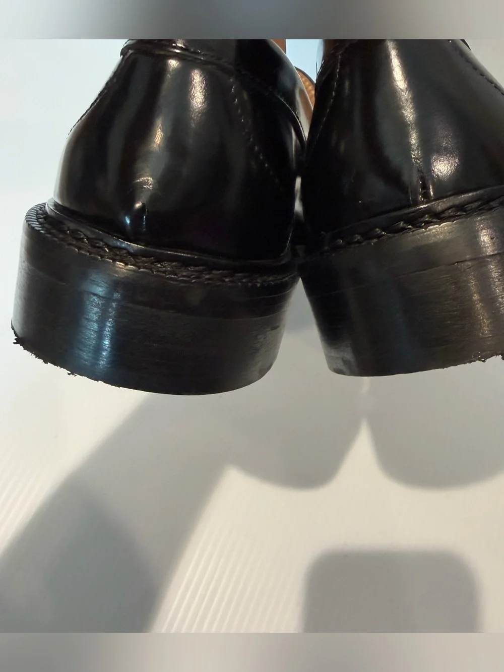 J. Crew Rowan Black Leather Penny Loafers